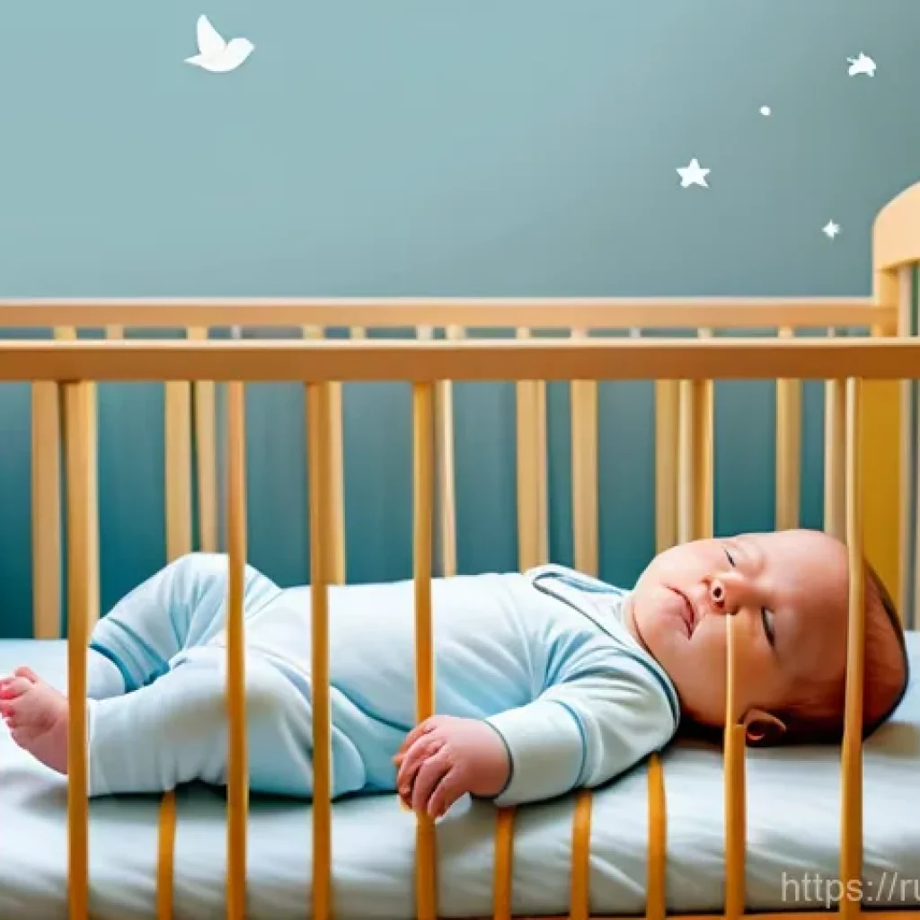 신생아 간호 - **Cozy and Safe Baby Sleep:** A serene, wide-angle shot of a beautifully organized and cozy nursery....