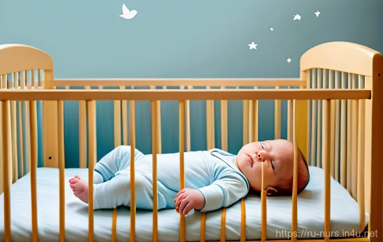 신생아 간호 - **Cozy and Safe Baby Sleep:** A serene, wide-angle shot of a beautifully organized and cozy nursery....