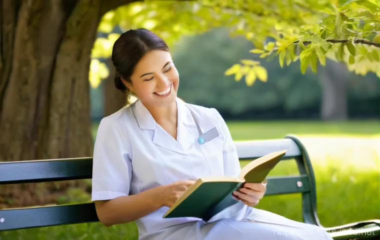 간호사 이직률 및 직장 선택 기준 - **Prompt: Glimpse of a Brighter Future**
    A cinematic wide shot of a male nurse, aged late 20s to...